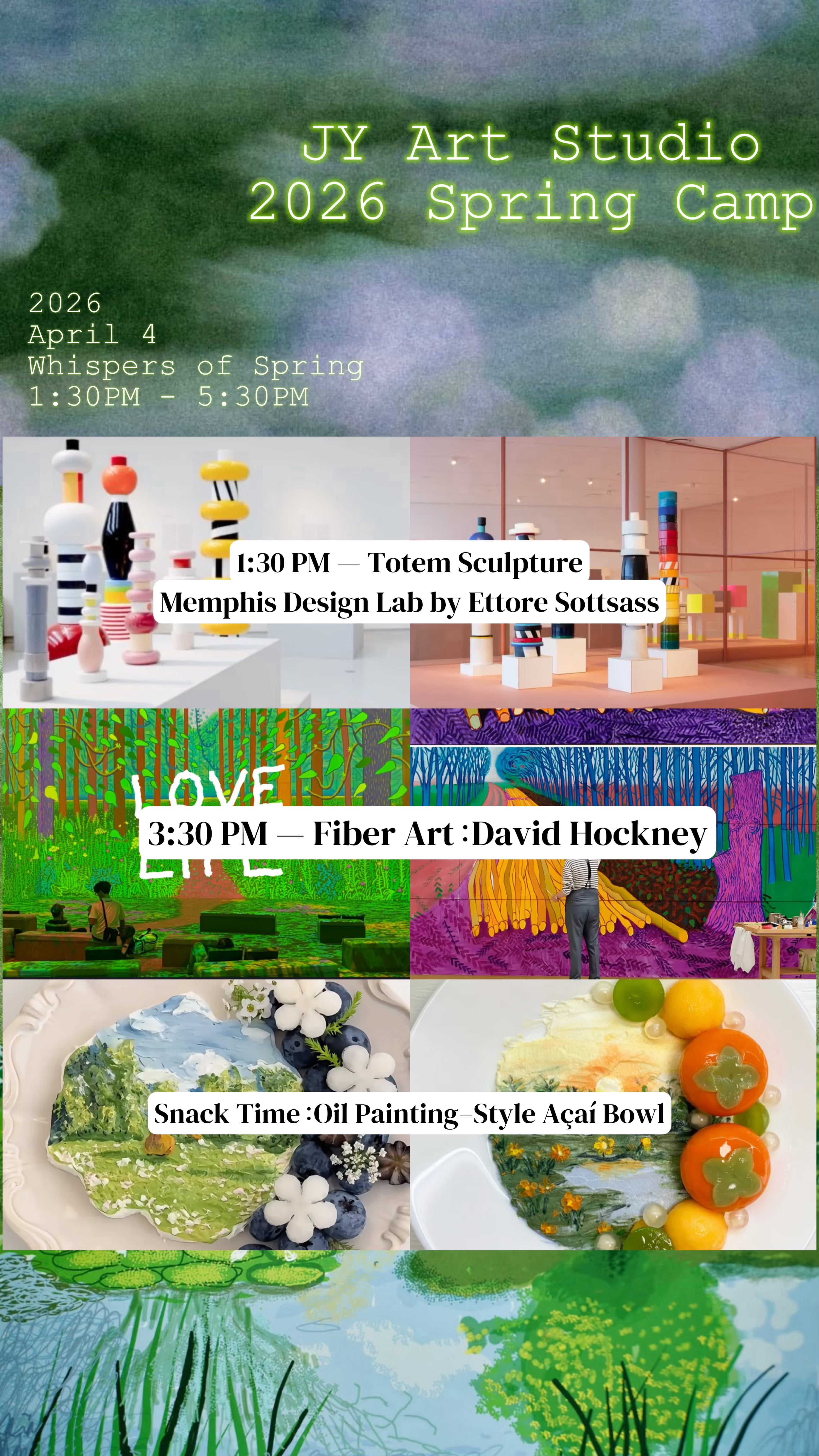 🌿 Whispers of Spring · Memphis Art Experience 4/4 1:30pm-5:30pm