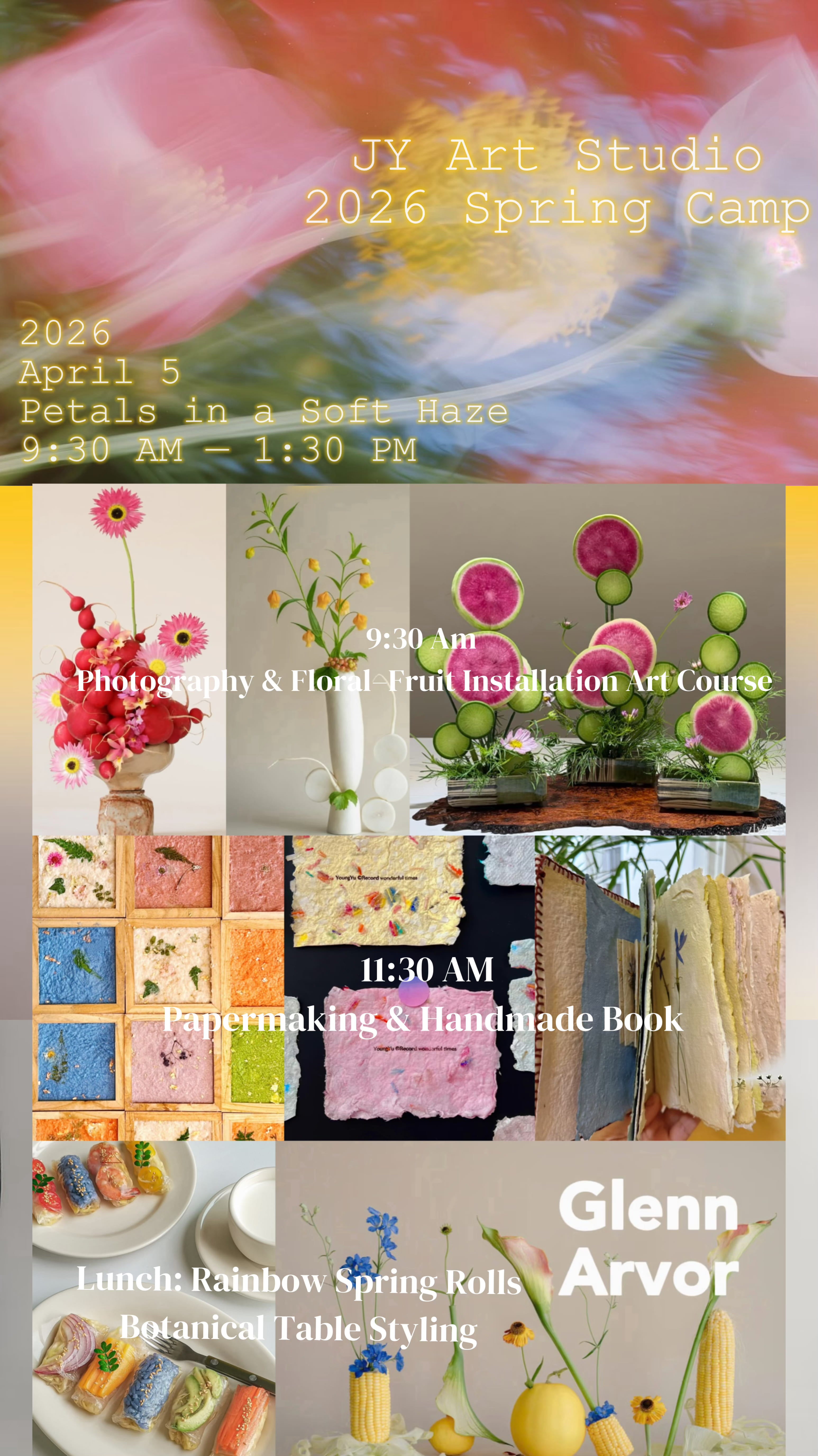 🌼 Petals in a Soft Haze · Botanical Art Experience 4/5 9:30am-1:30pm